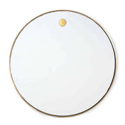Hanging Circular Mirror (Natural Brass)