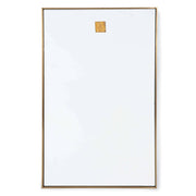 Hanging Rectangle Mirror (Natural Brass)