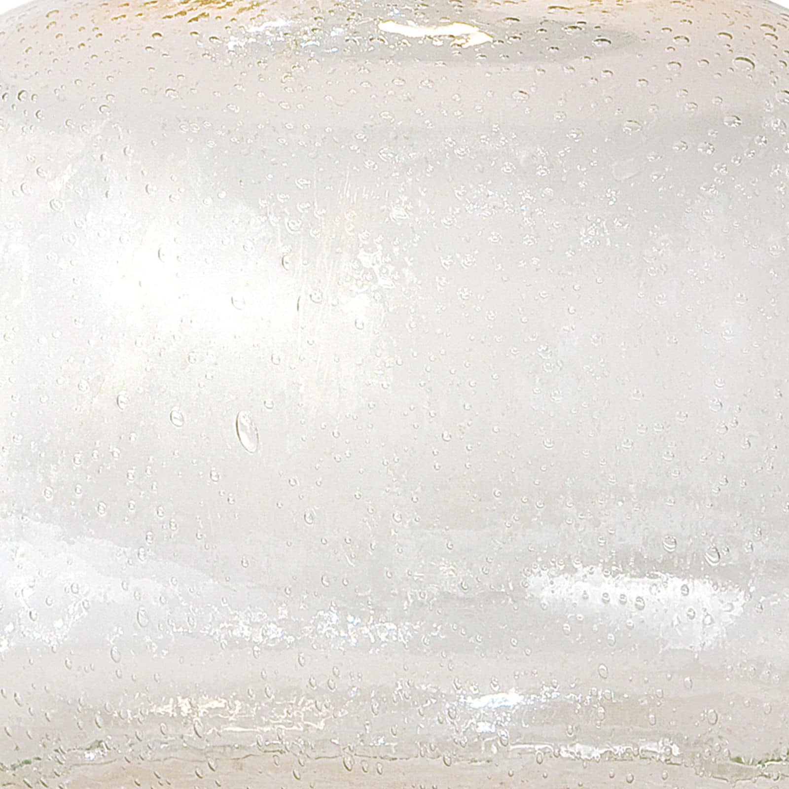 Seeded Oval Glass Table Lamp