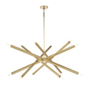 Viper Chandelier (Natural Brass)
