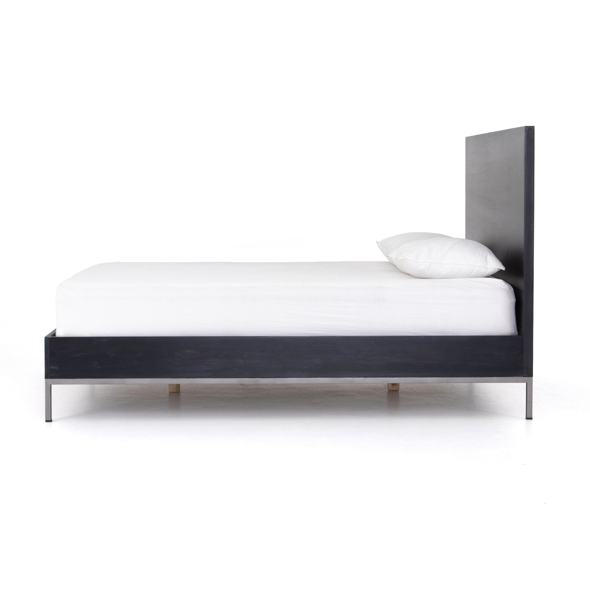 Trey Bed - Black Wash Poplar