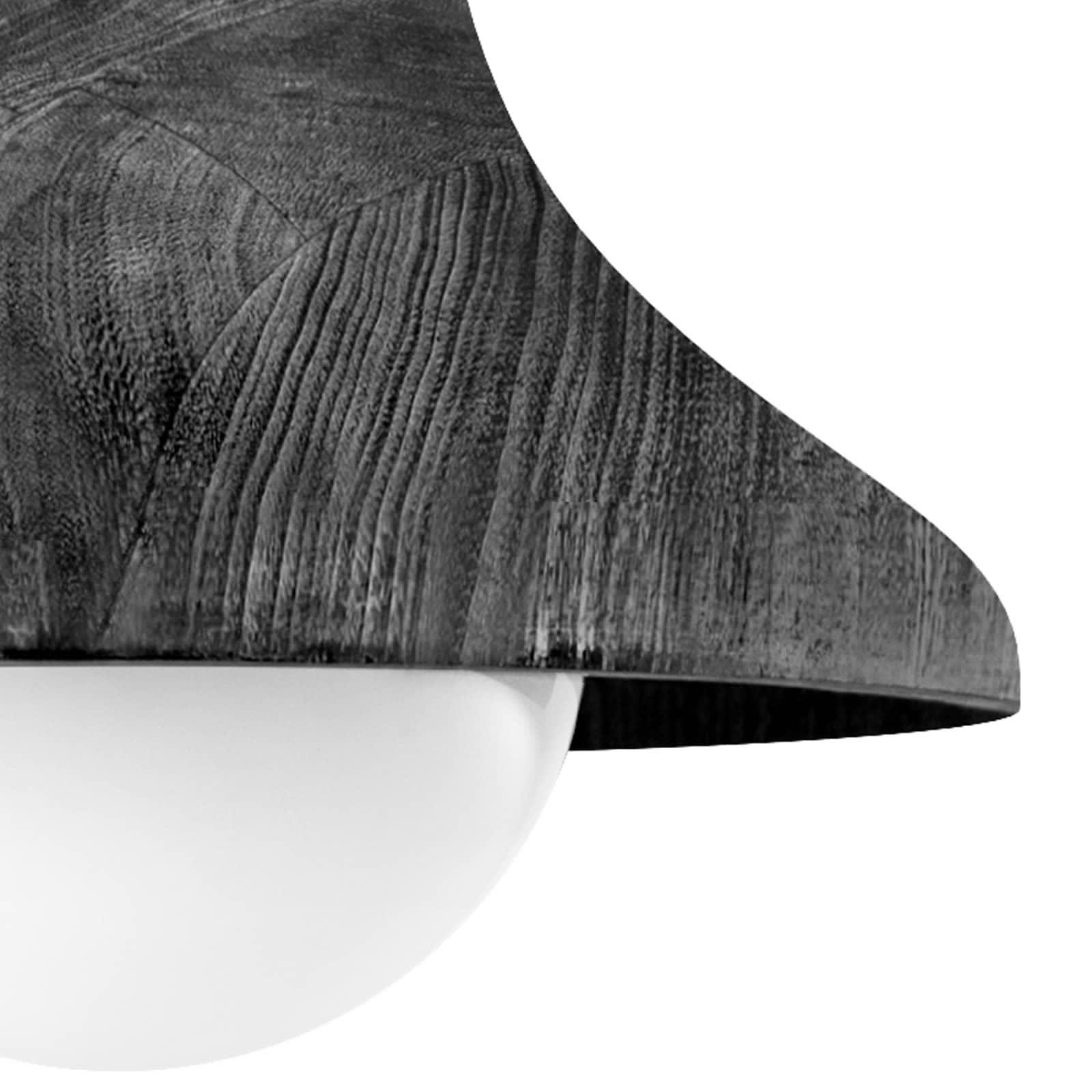 Surfside Wood Flush Mount (Ebony)