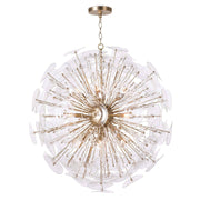 Poppy Glass Chandelier Large (Clear)