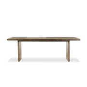Warby Dining Table - Worn Oak Veneer