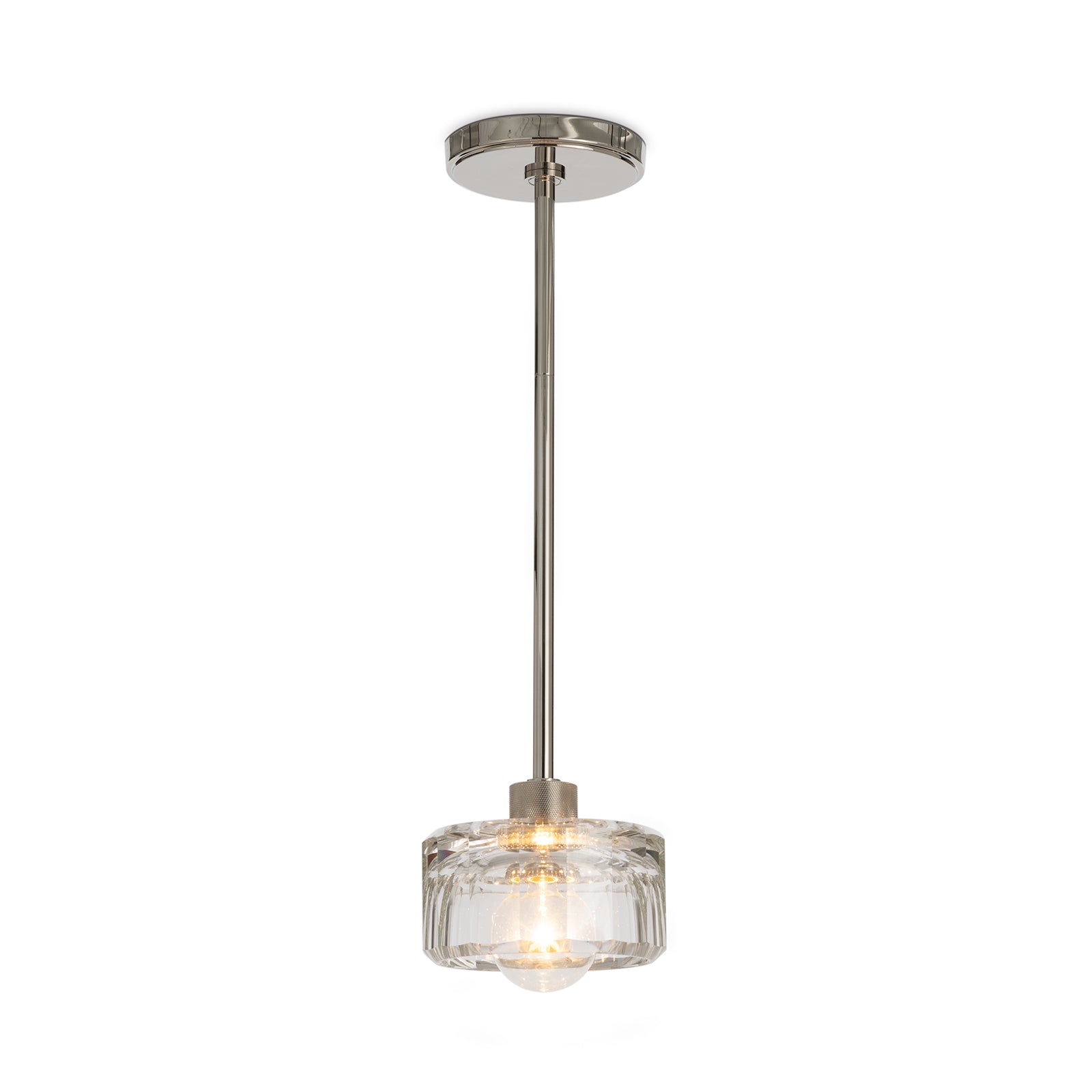 Bijoux Crystal Pendant (Polished Nickel)