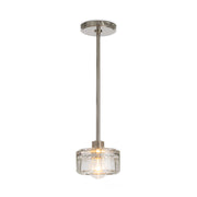 Bijoux Crystal Pendant (Polished Nickel)