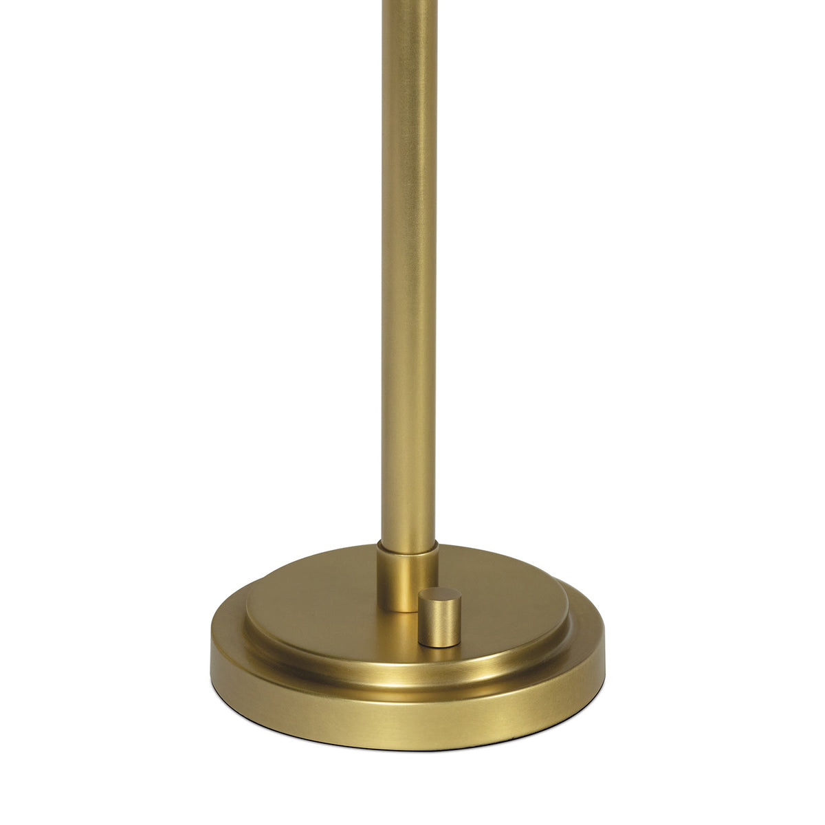 Polly Buffet Lamp (Natural Brass with Mist Blue Scalloped Shade)
