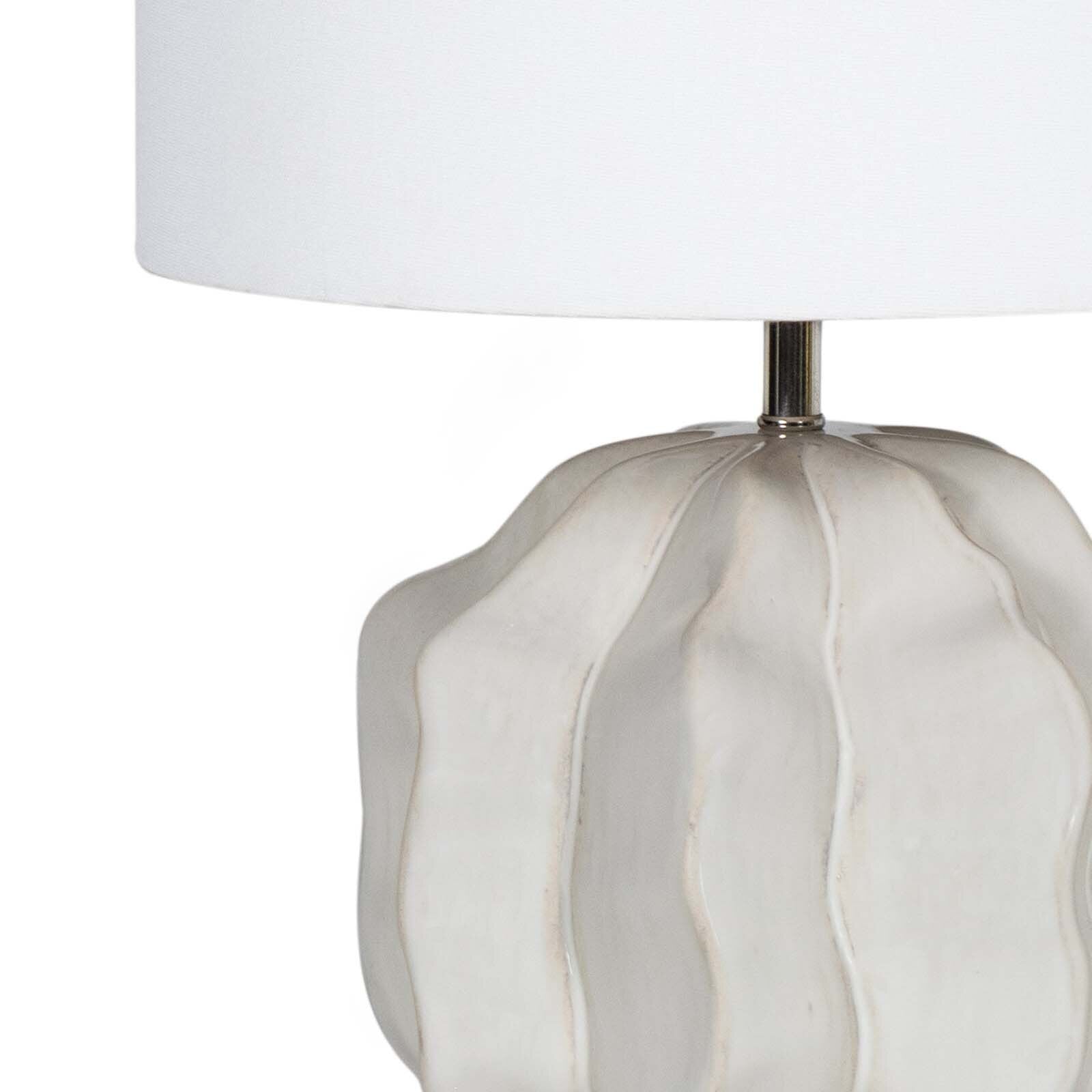 Destin Ceramic Mini Lamp (Ivory)