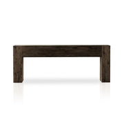 Abaso Console Table - Ebony Rustic Ash Oyster