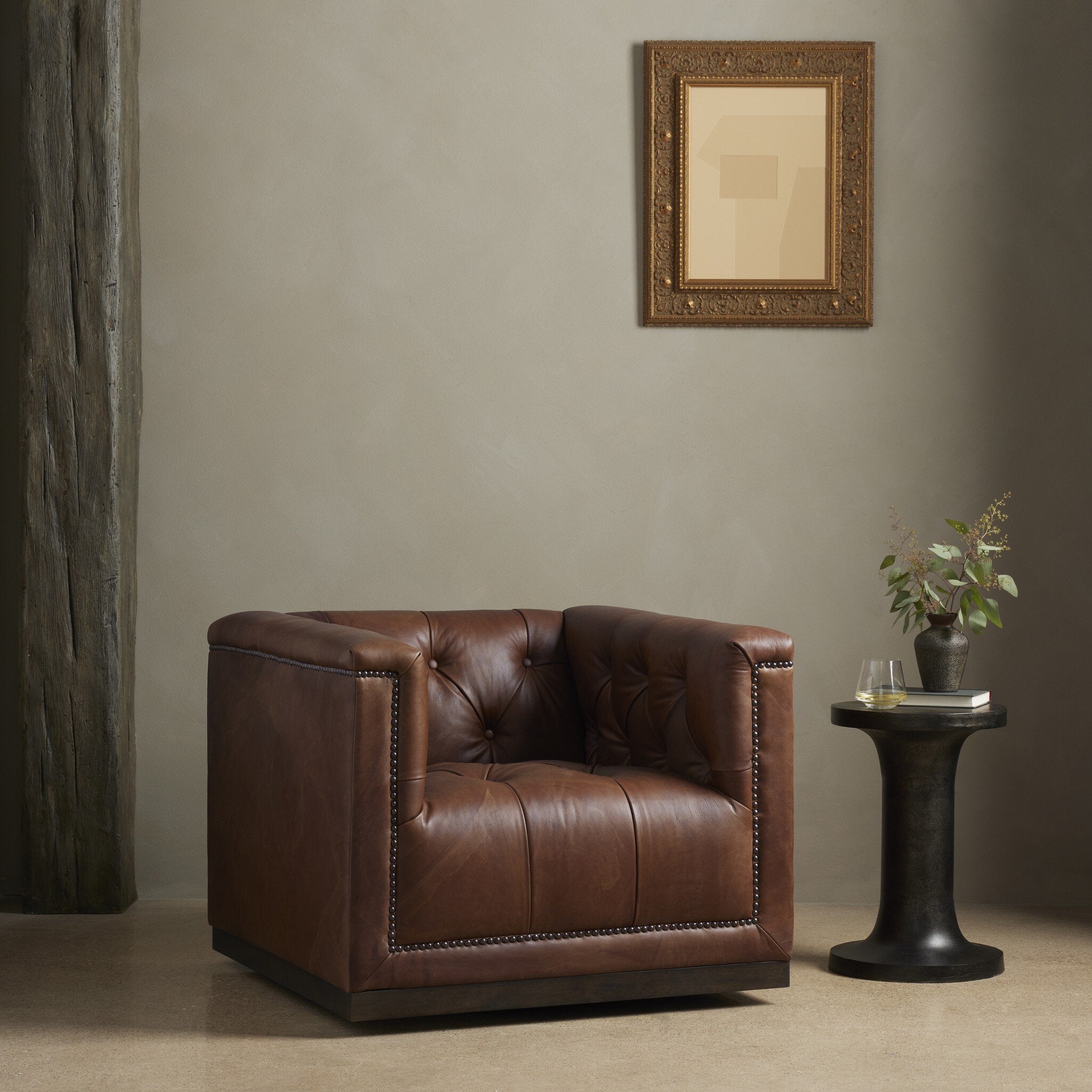Maxx Swivel Chair - Heirloom Sienna