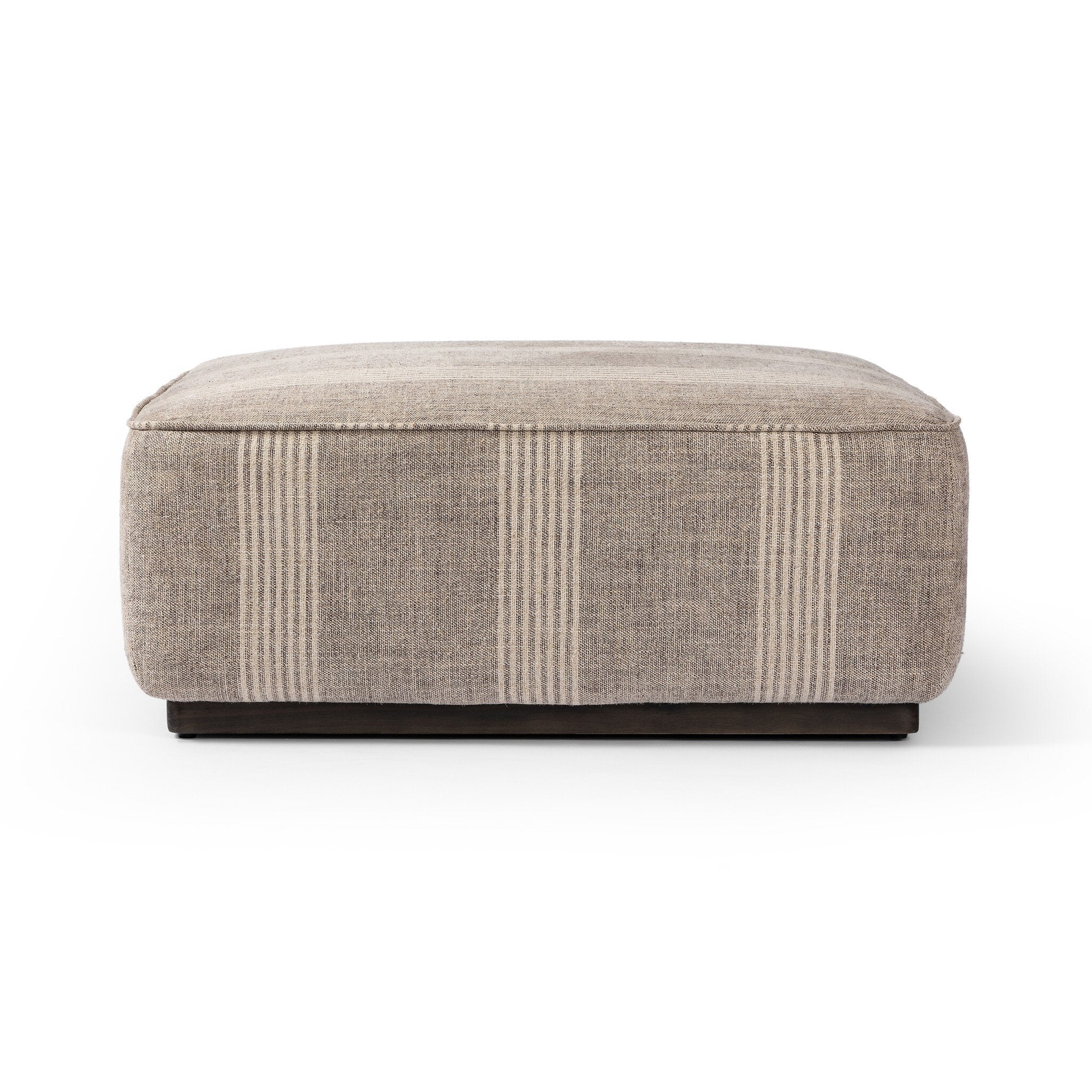 Sinclair Square Ottoman-36" - Manchester Flint