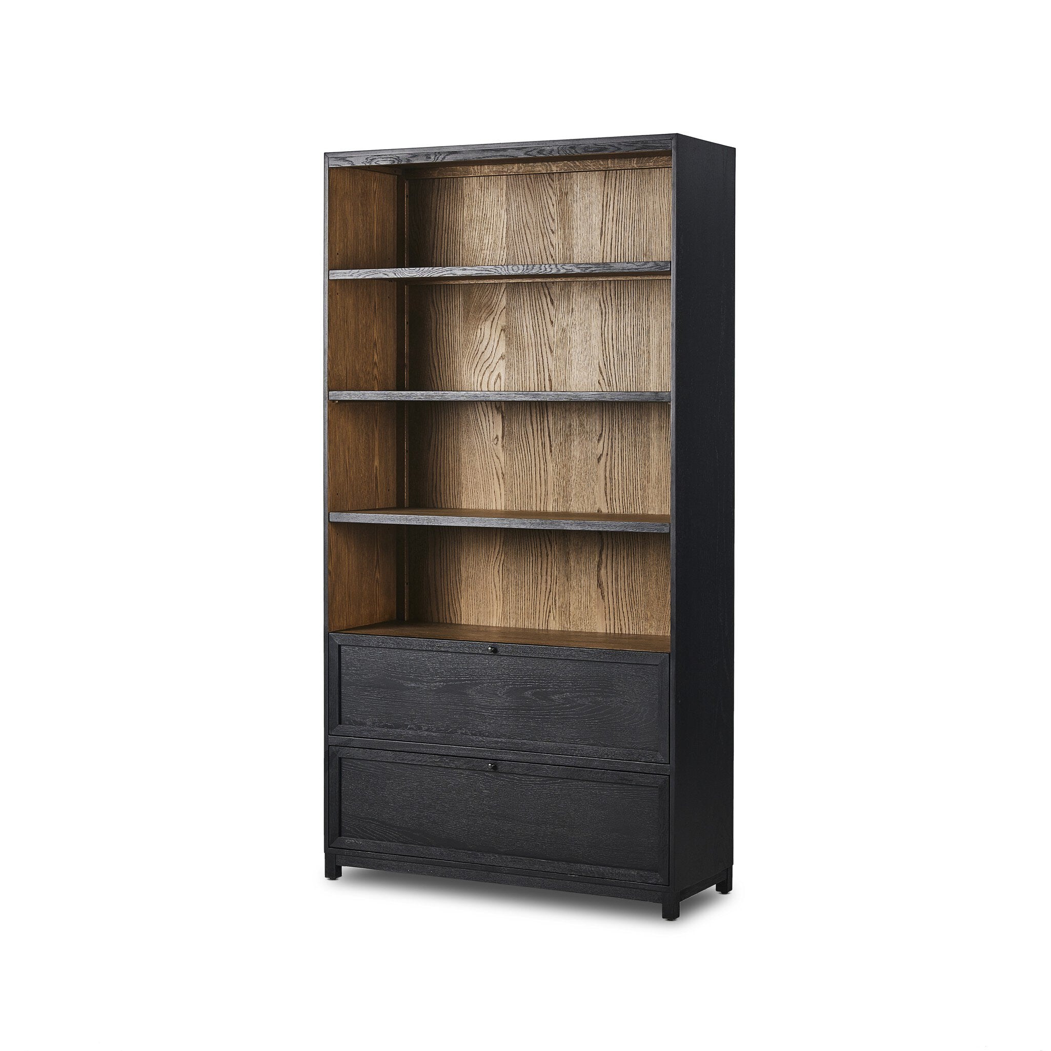 Millie Bookcase - Drifted Matte Black