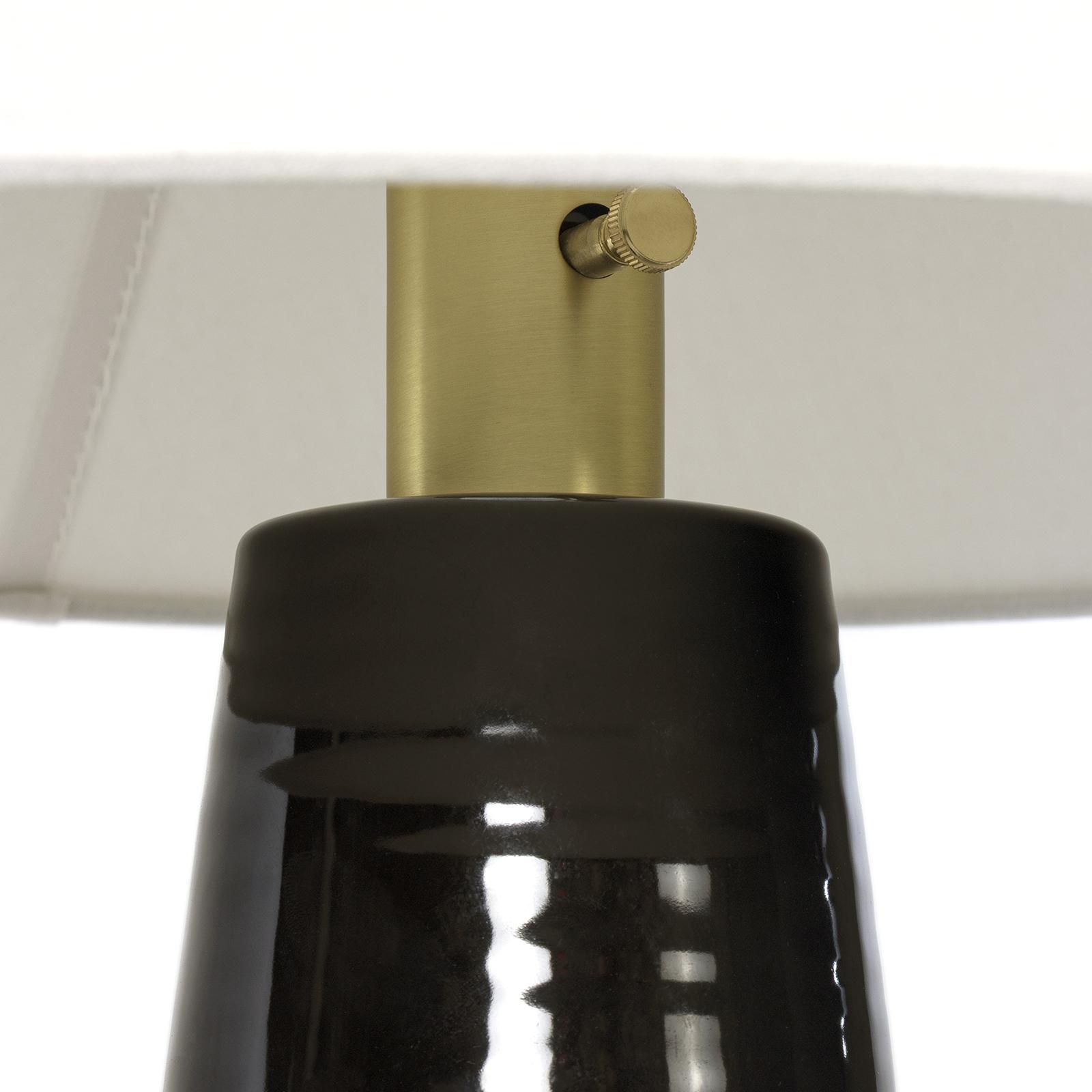 Koda Ceramic Table Lamp (Black)