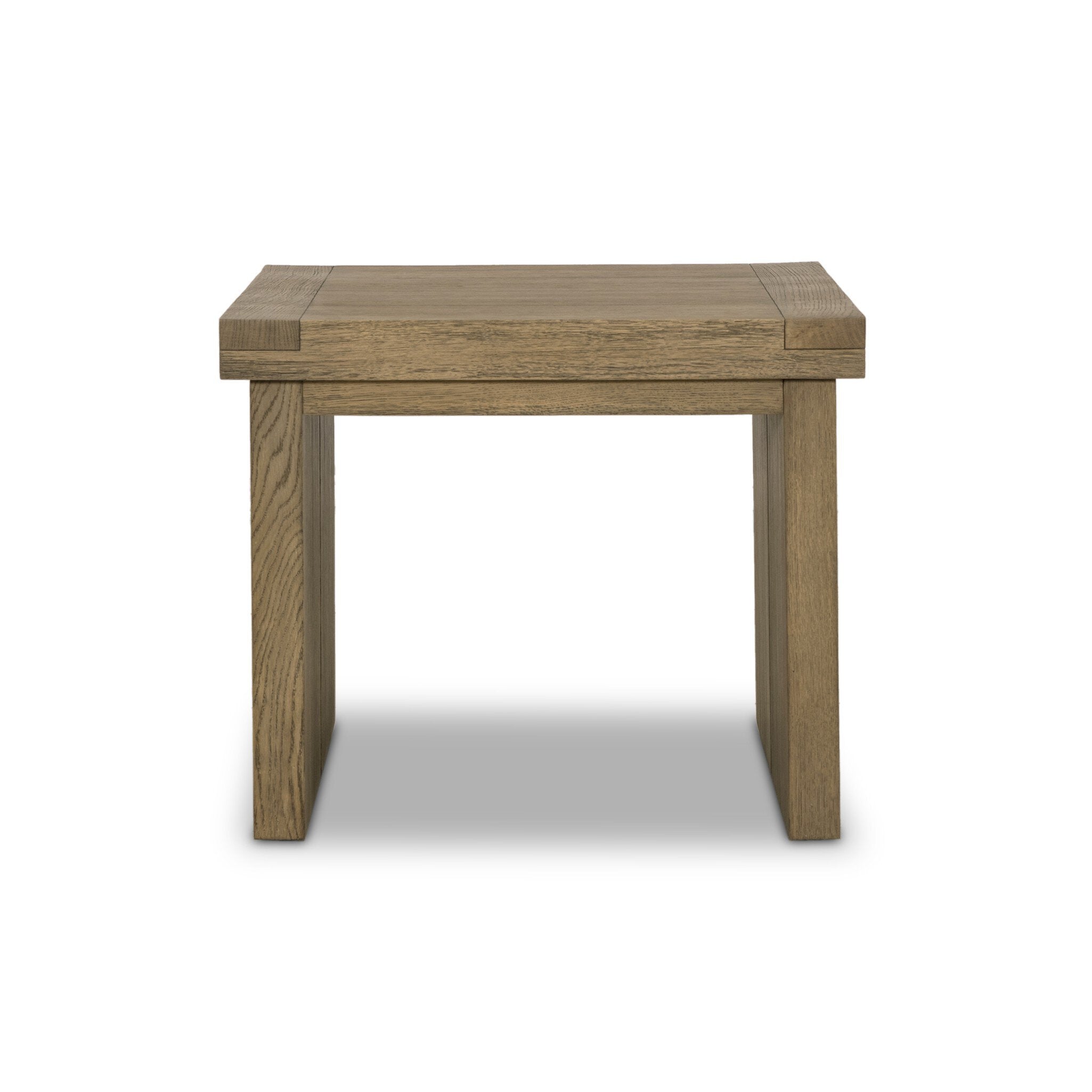 Warby End Table - Worn Oak Veneer