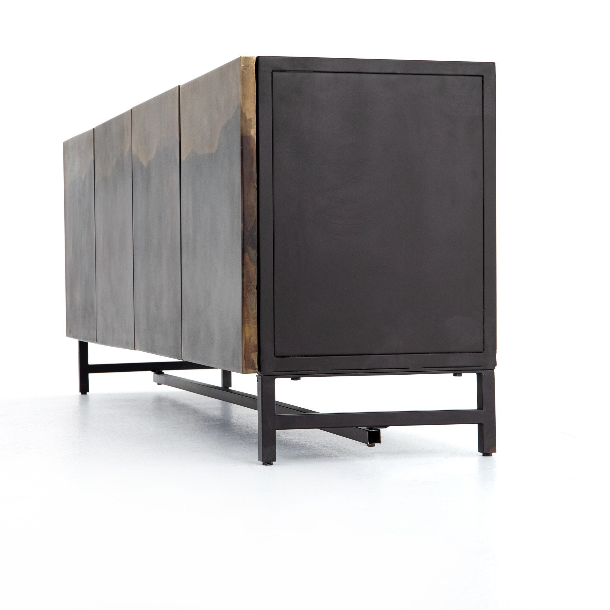 Stormy Media Console - Aged Brown