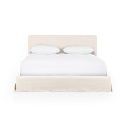 Aidan Slipcover Bed - Brussels Natural