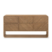 Caspian 6 Drawer Dresser - Natural Ash