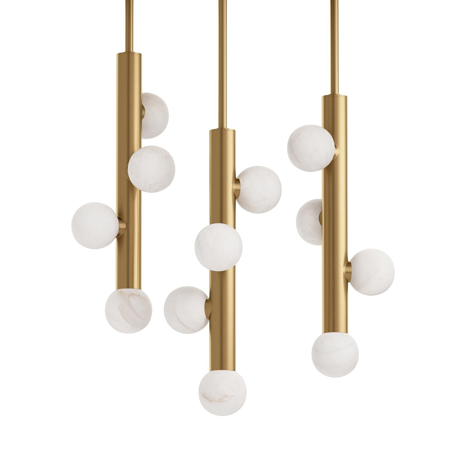 Rhoads Chandelier (Natural Brass)