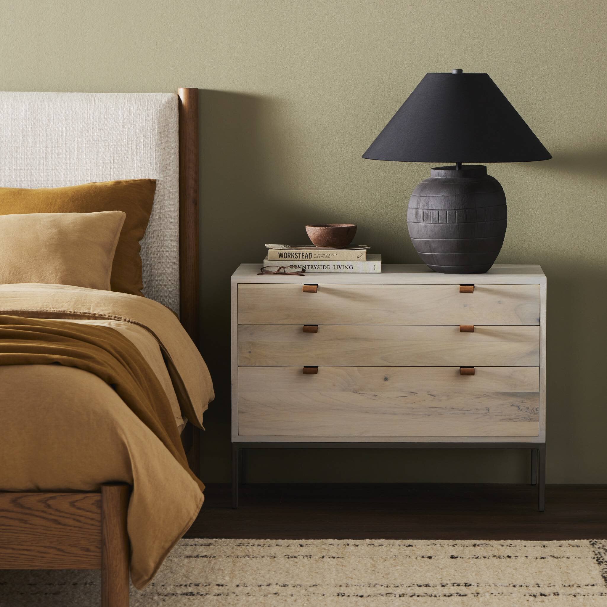 Trey Large Nightstand - Dove Poplar