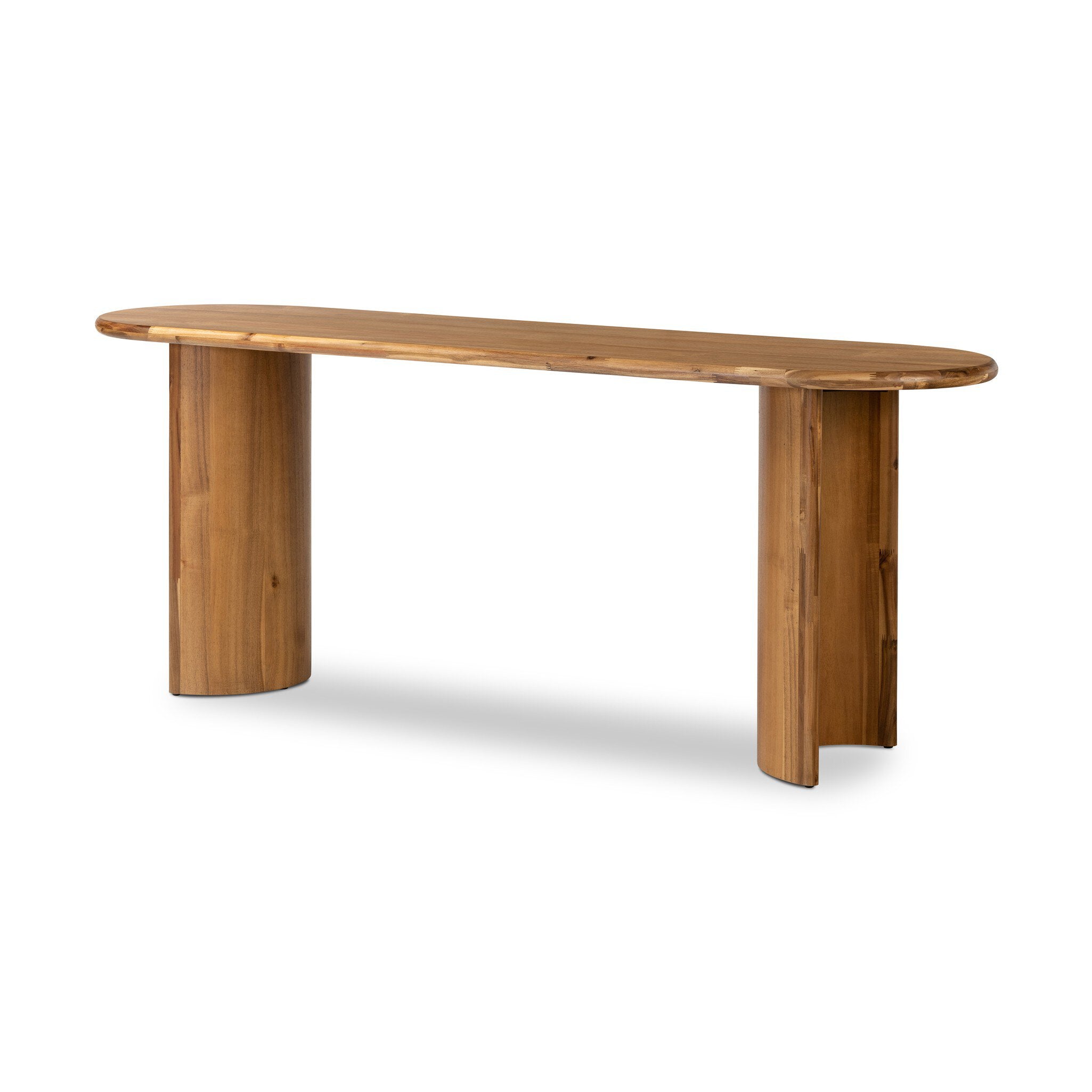 Paden Large Console Table - Sandy Acacia