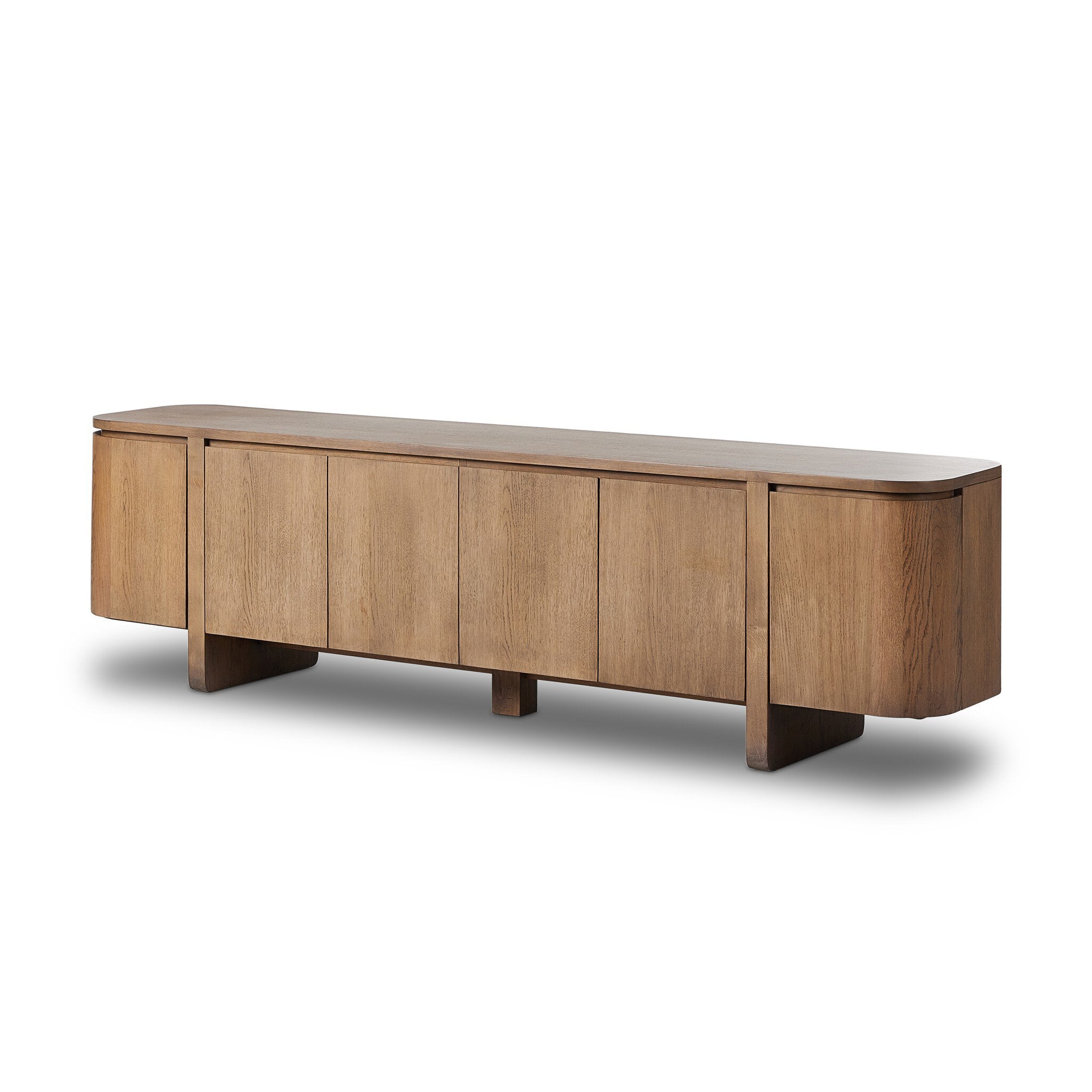 Elle Media Console - Tawny Oak