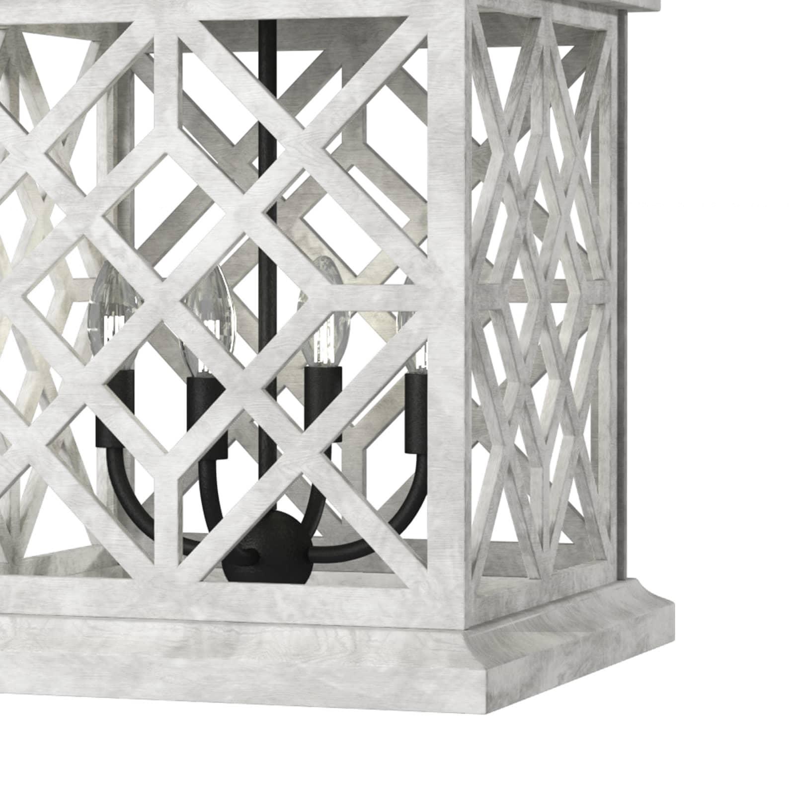Chatham Wood Lantern (White)