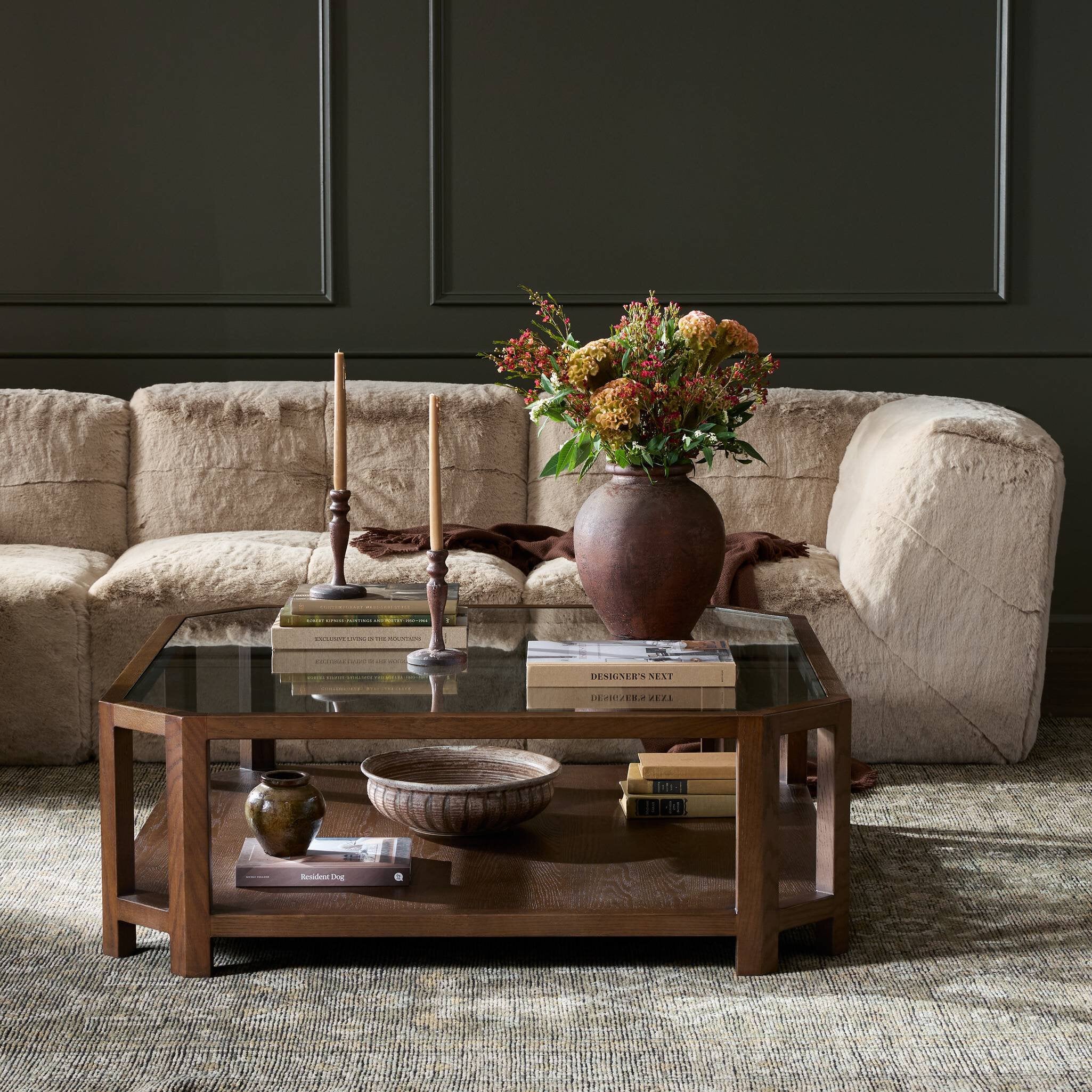 Jenzen Coffee Table - Tempered Glass
