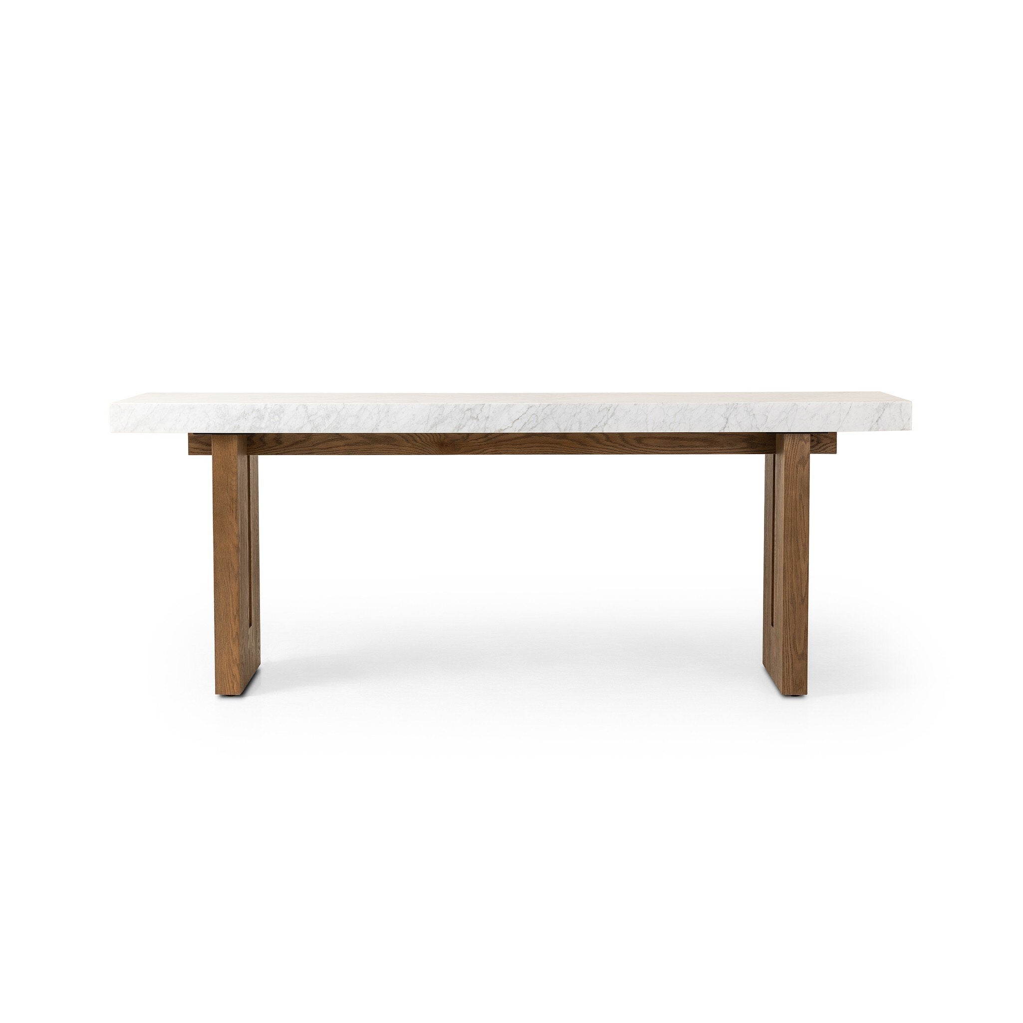 Olympia Console Table - White Carrara Marble