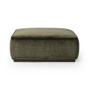 Sinclair Square Ottoman-36" - Surrey Olive