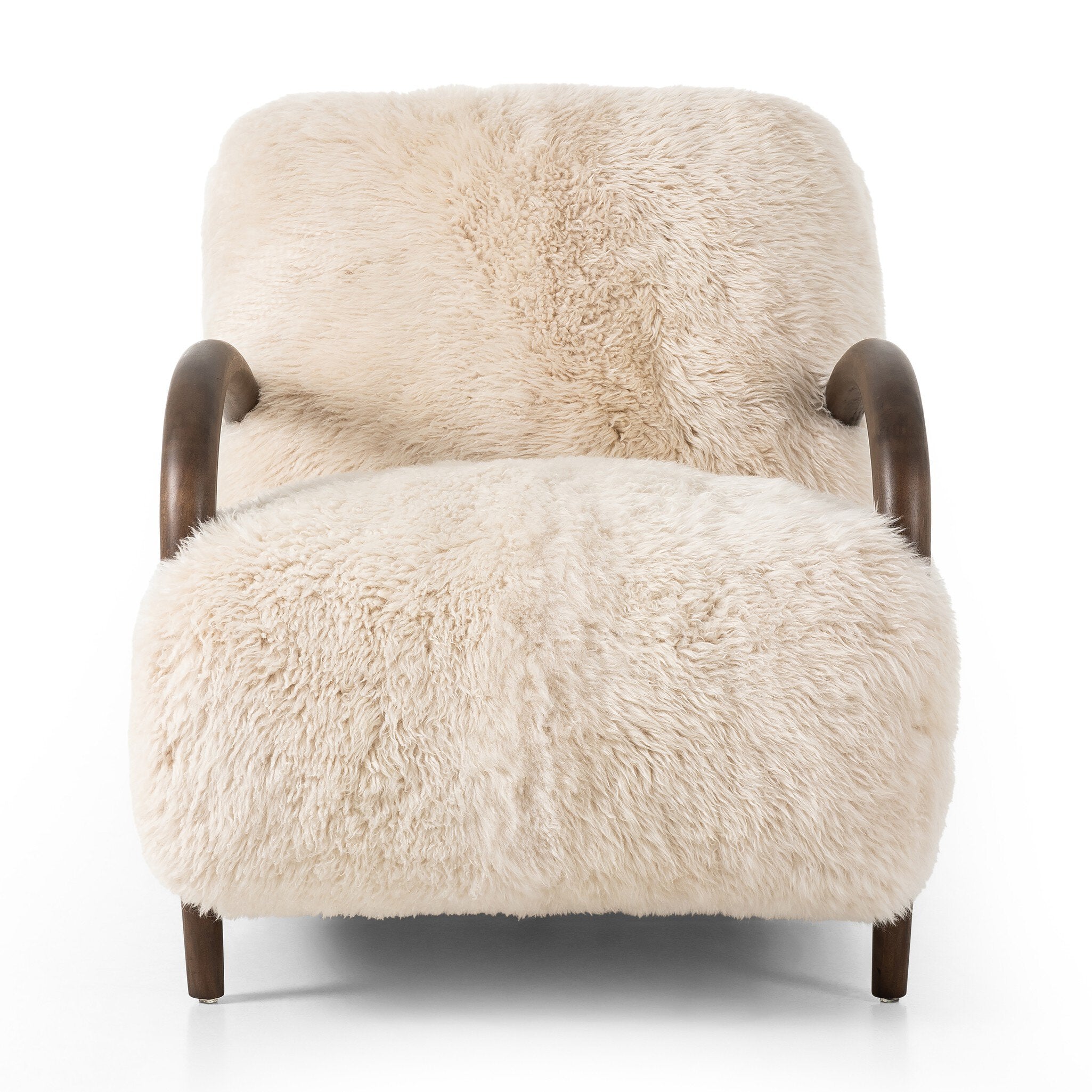 Sandro Chair - Champagne Mongolian Fur