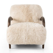 Sandro Chair - Champagne Mongolian Fur