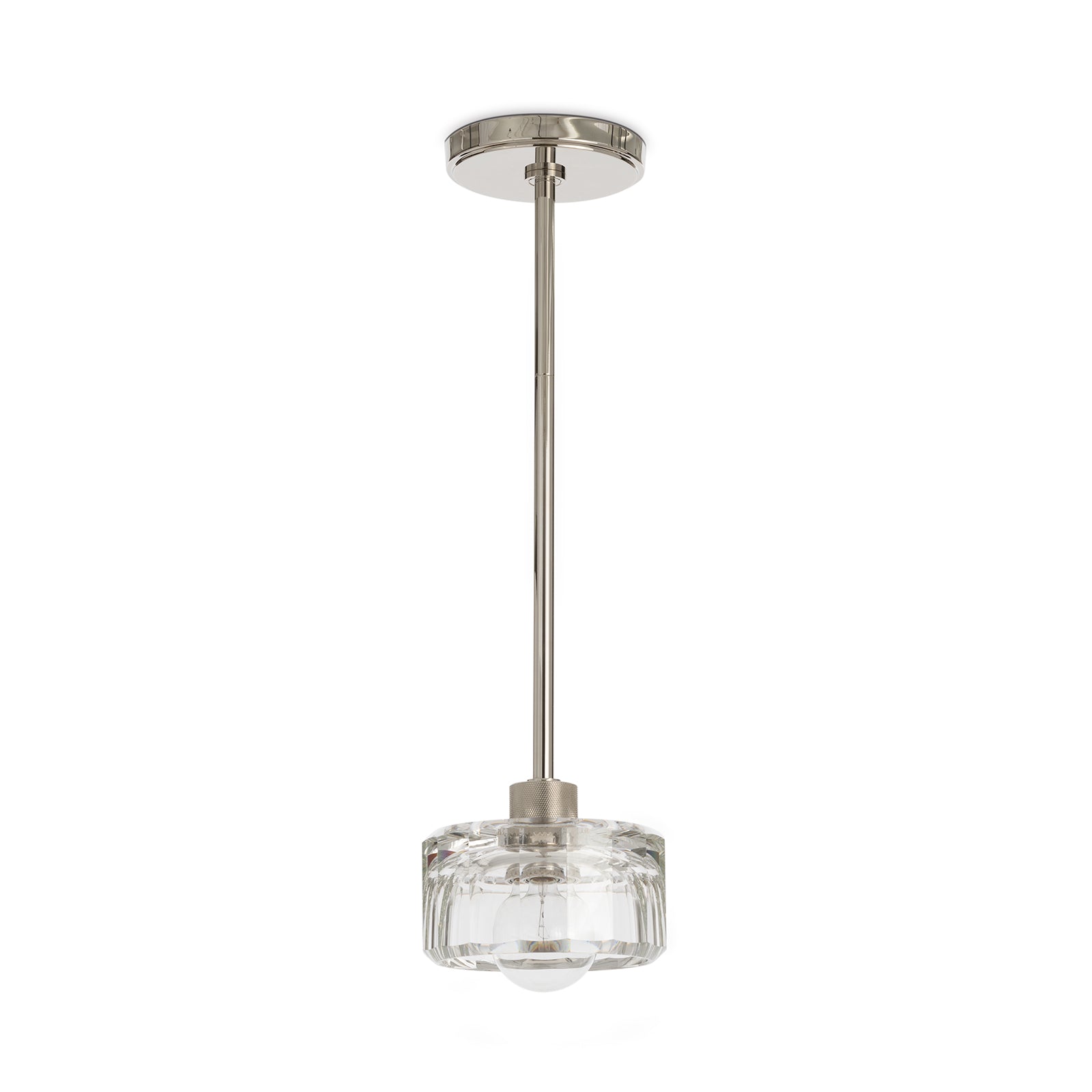 Bijoux Crystal Pendant (Polished Nickel)