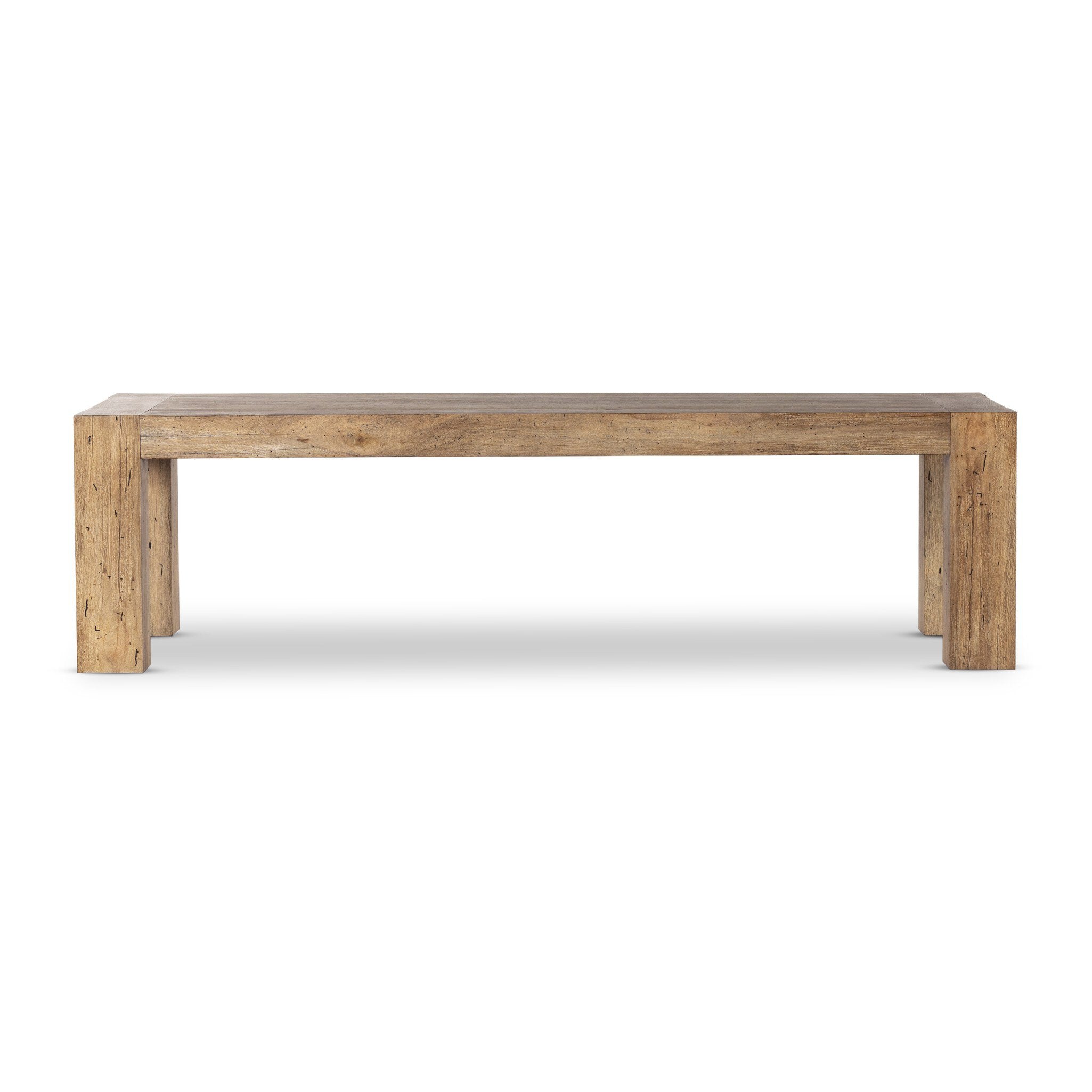 Abaso Dining Table - Rustic Wormwood Oak