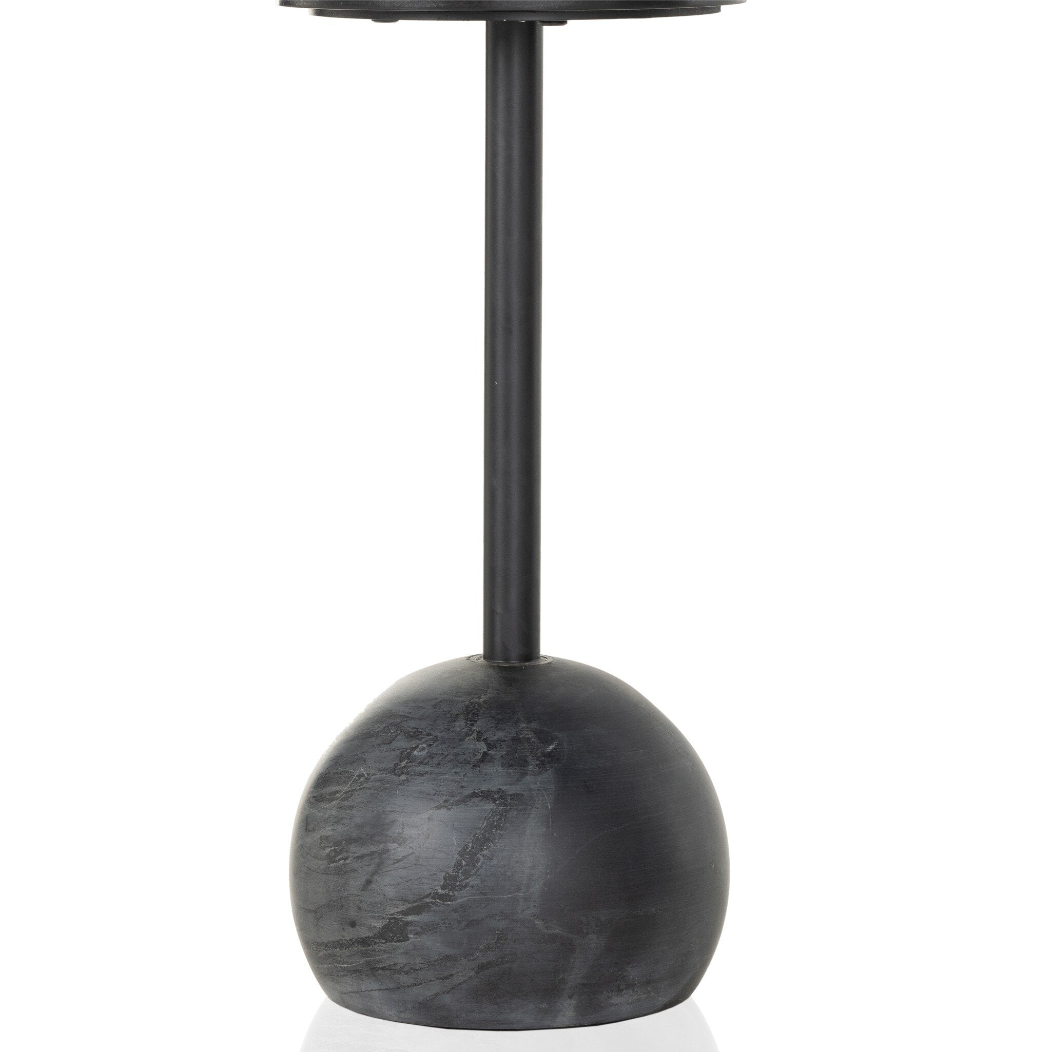 Viola Accent Table - Black Marble