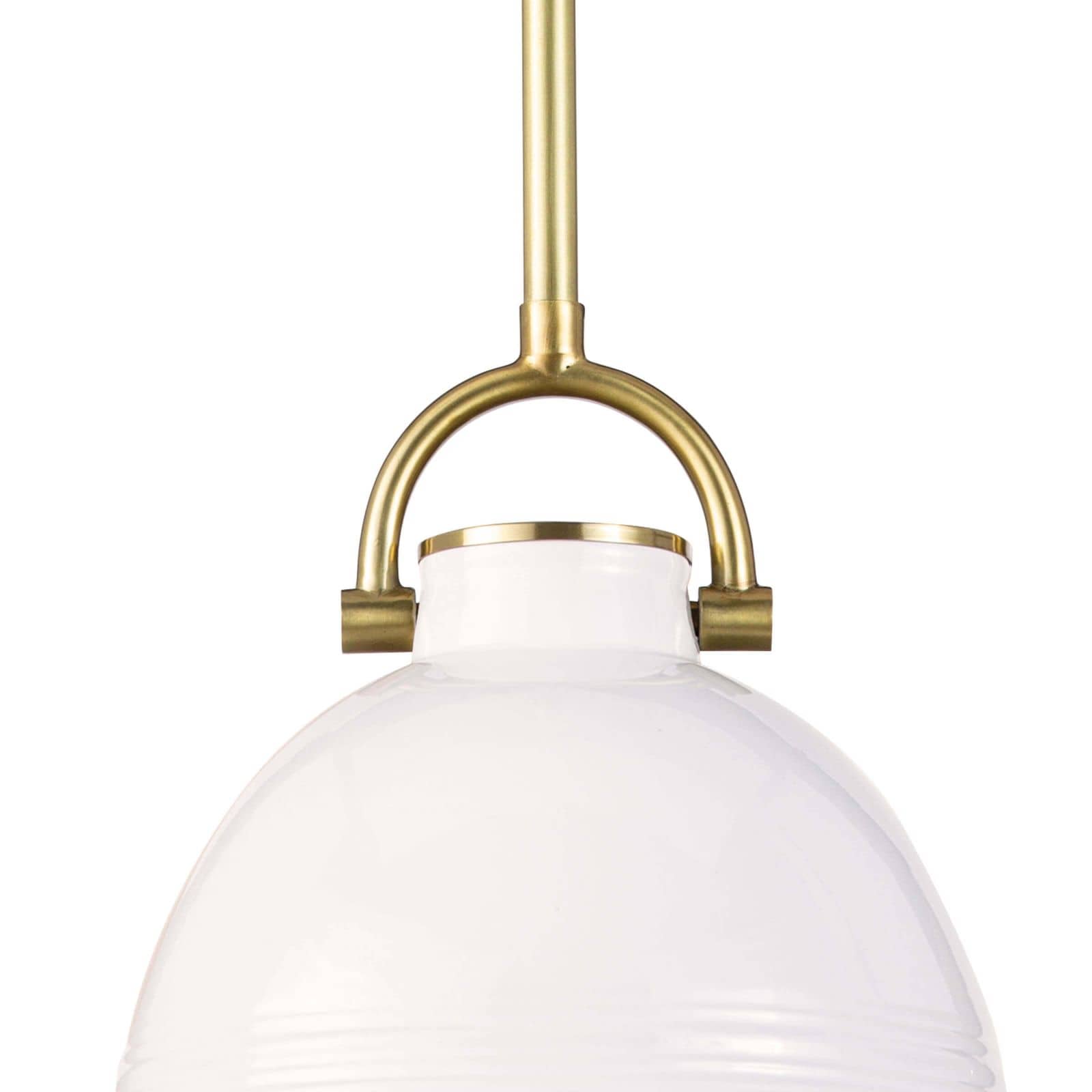 Eloise Ceramic Pendant Small (White)