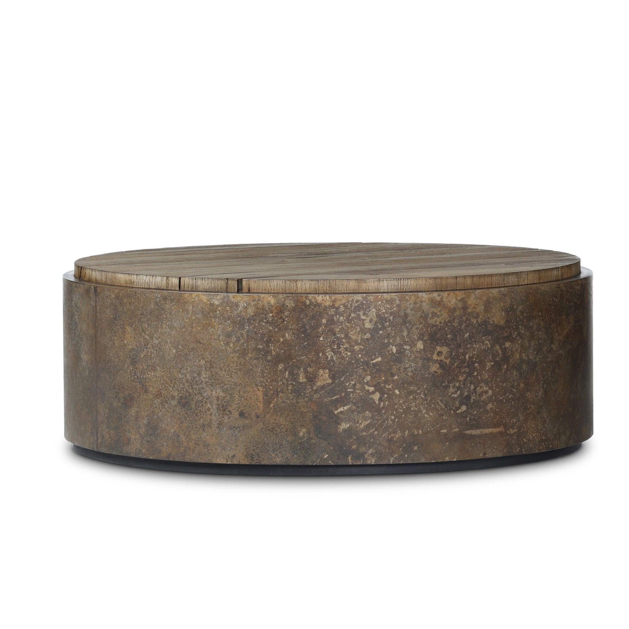 Kipp Coffee Table - Burnt Bleached Oak Resawn