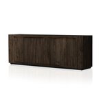 Abaso Sideboard - Ebony Rustic Wormwood Oak