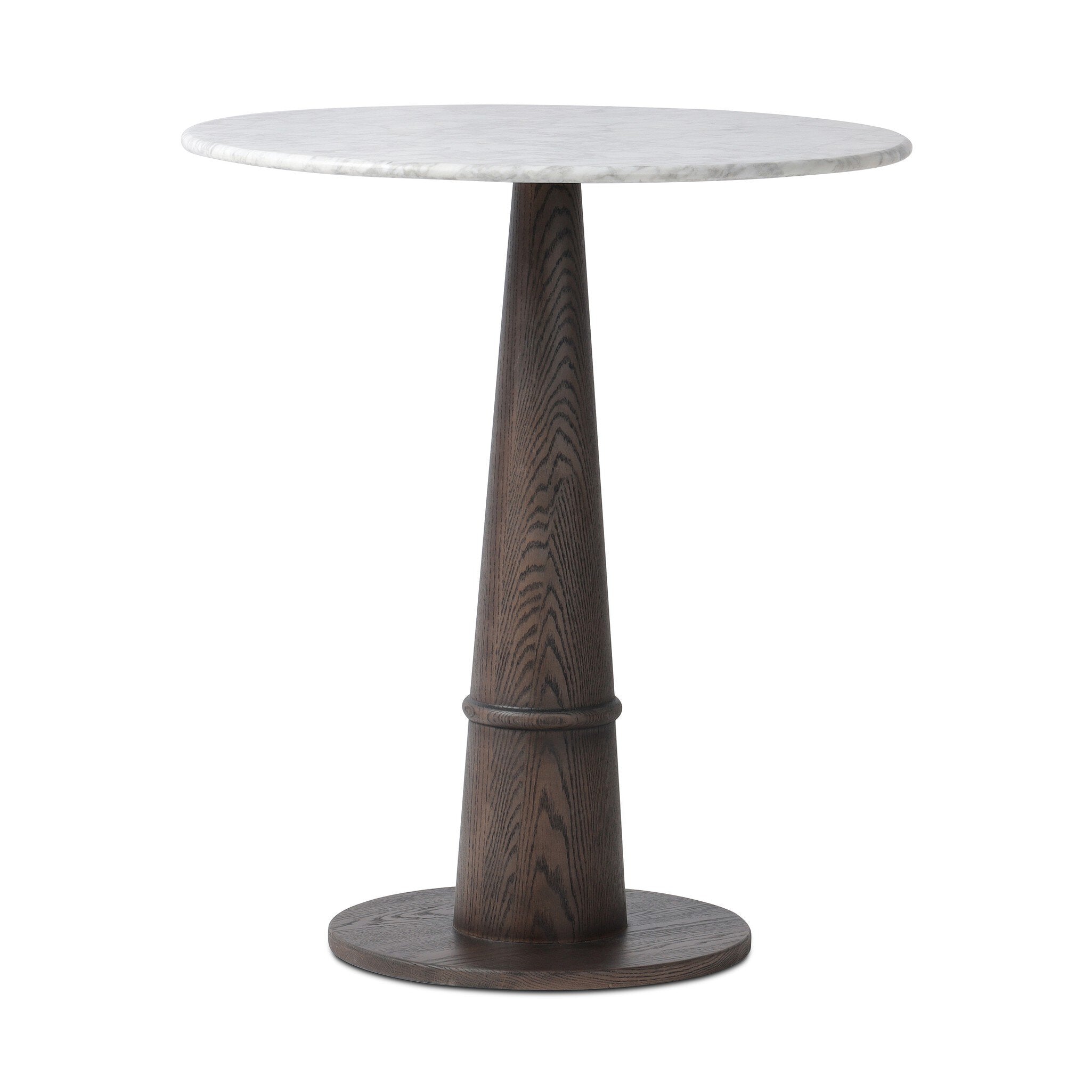 Goetz Bar + Counter Table - Honed White Marble