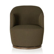 Aurora Swivel Chair - FIQA Boucle Olive