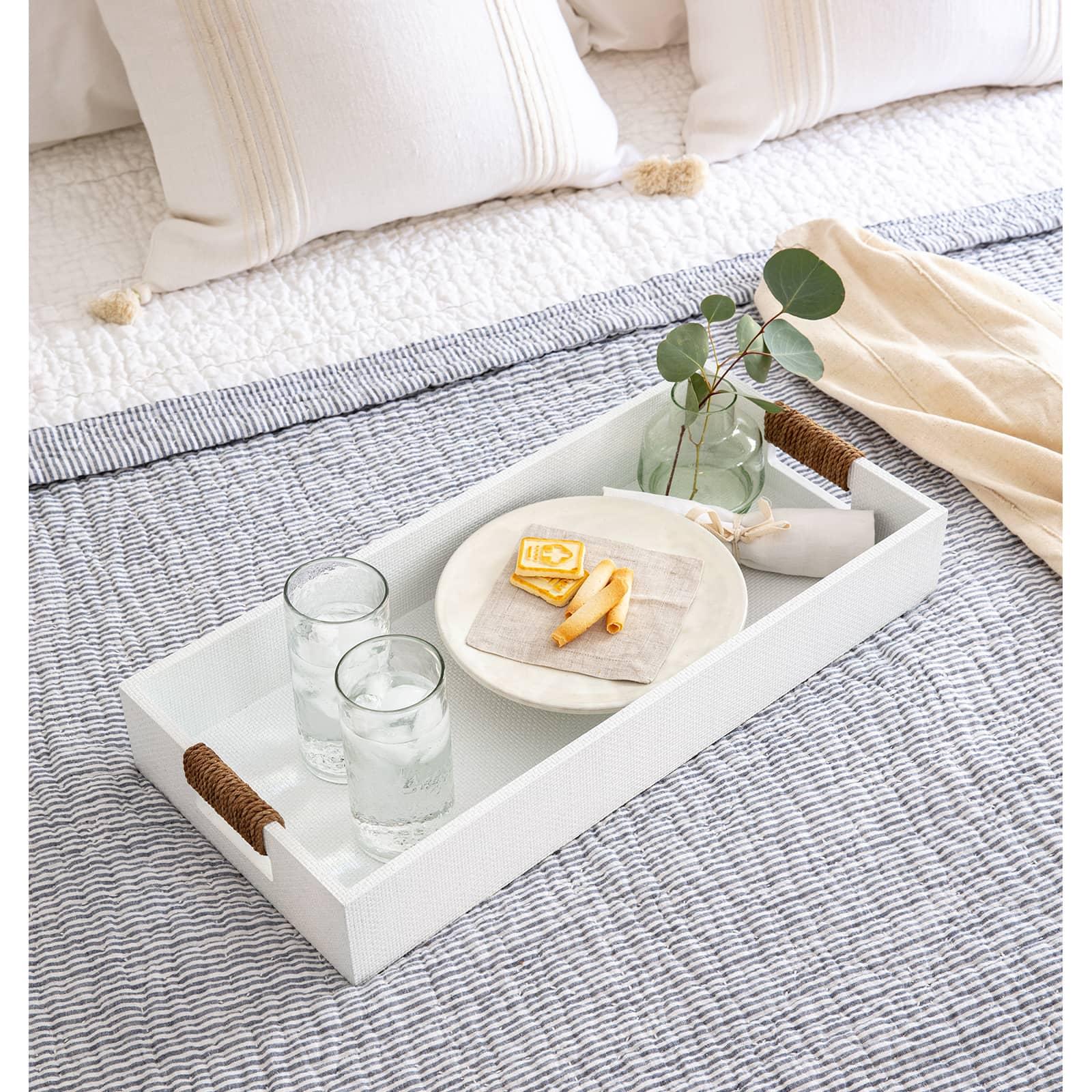 Logia Rectangle Tray Small (White)