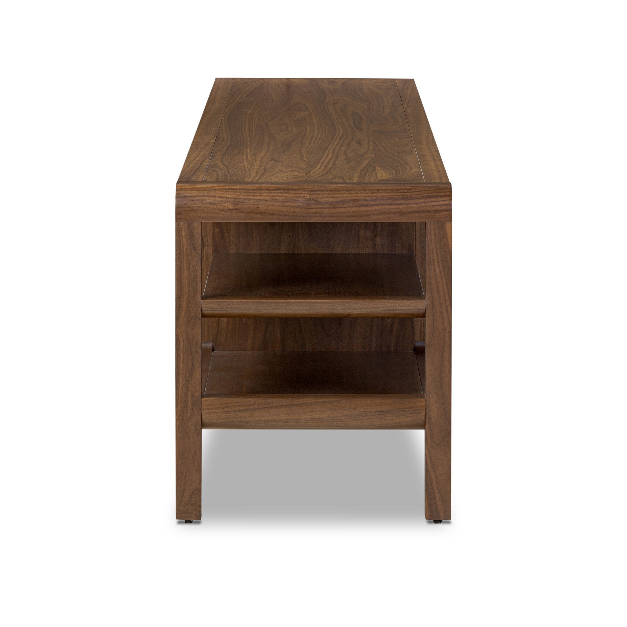 Hawkes Media Console - Dark Walnut Solid