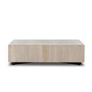Hudson Large Square Coffee Table - Ashen Walnut