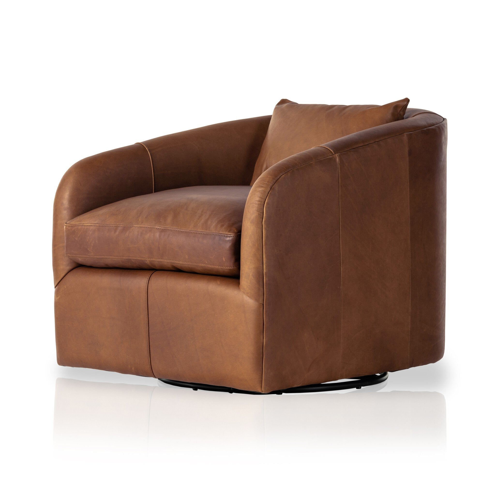 Topanga Swivel Chair - Heirloom Sienna
