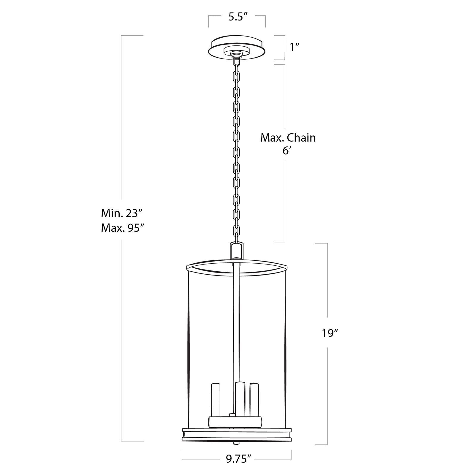 Adria Pendant (Polished Nickel)