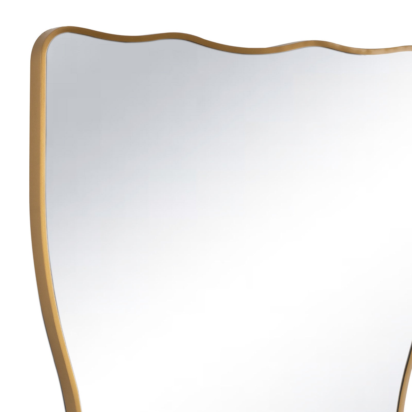 Piero Metal Mirror (Natural Brass)
