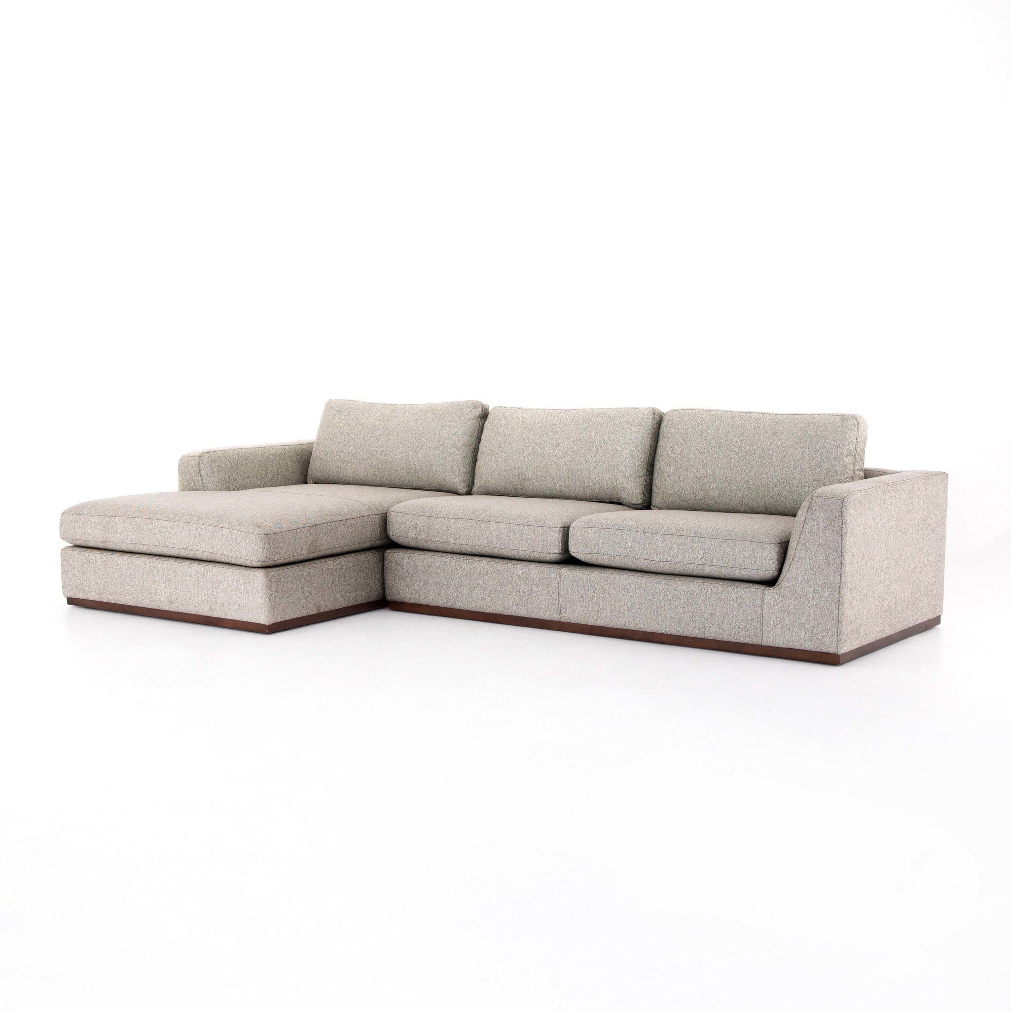 Colt 2-Piece Sectional - Aldred Silver