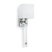 Crystal Tail Sconce (Polished Nickel)
