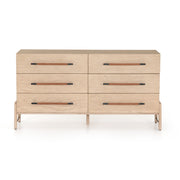 Rosedale 6 Drawer Dresser - Yucca Oak Veneer