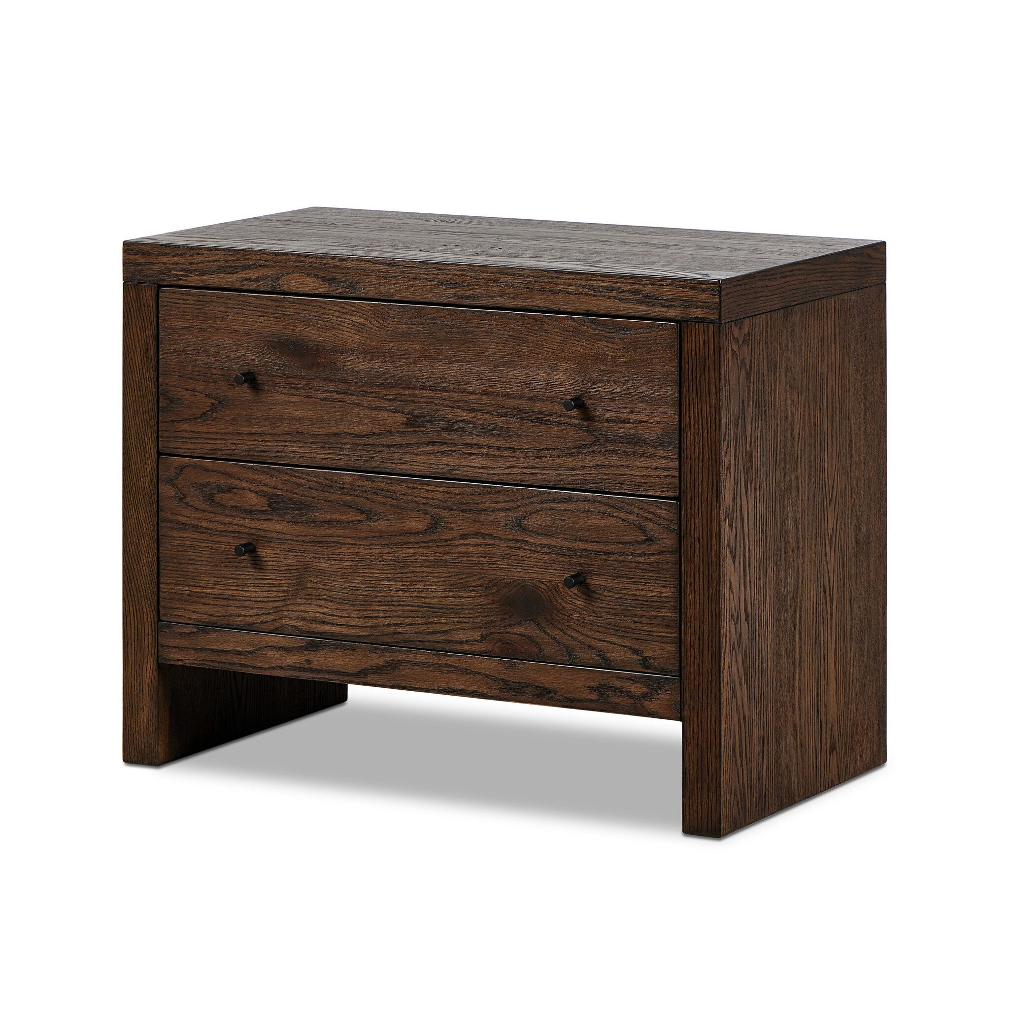 Torrington Charging Nightstand - Umber Oak Resawn