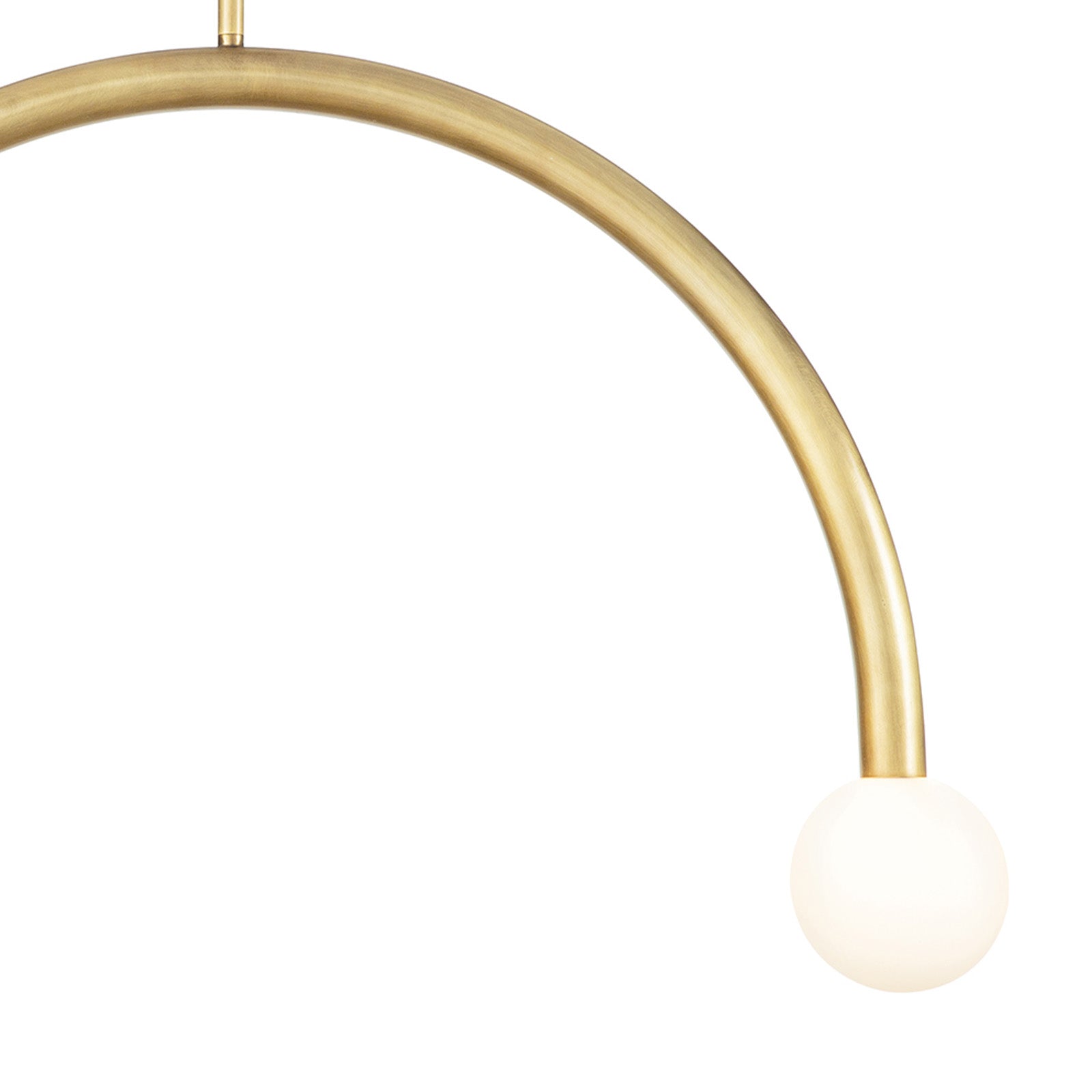 Happy Pendant Large (Natural Brass)